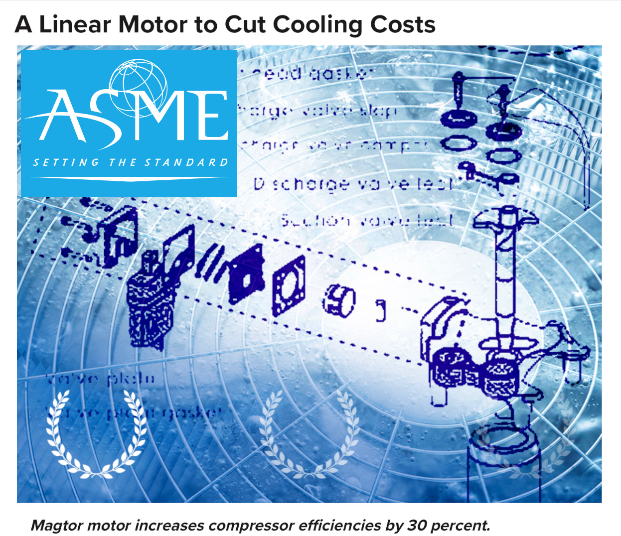 ASME | A Linear Motor to Cut Cooling Costs
